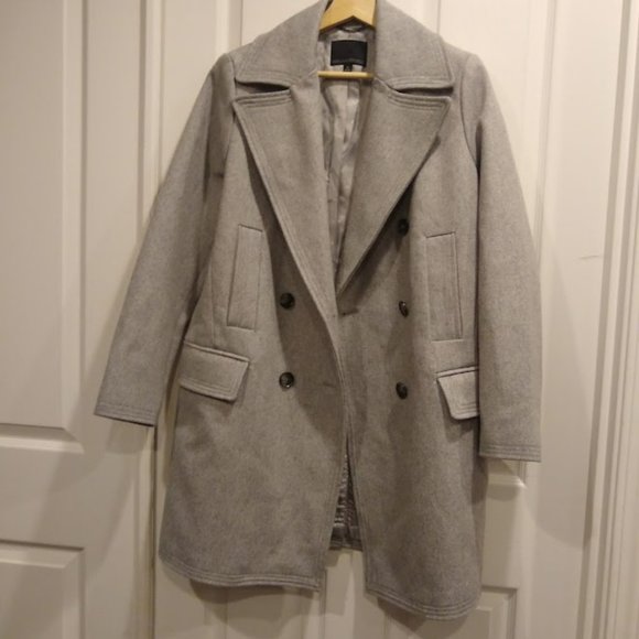 Banana Republic Heavy Wool Blend Coat size Small - Picture 6 of 6